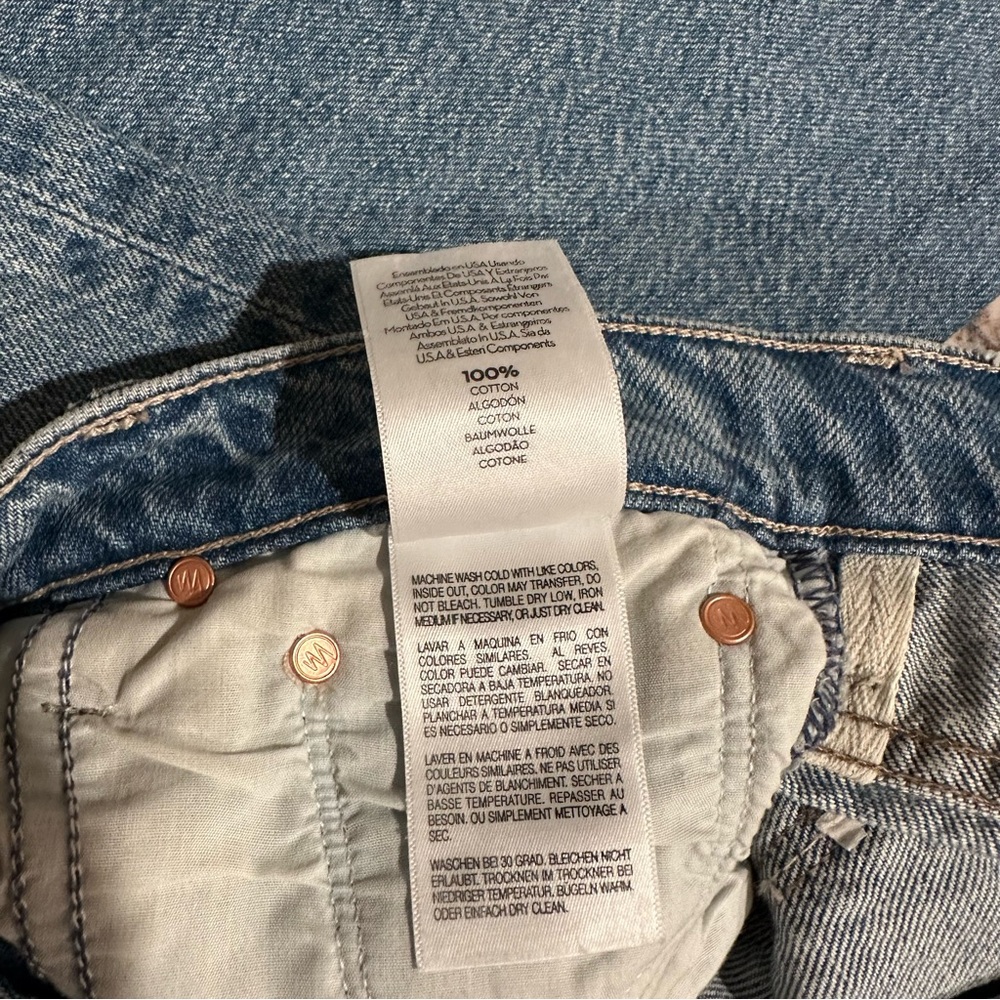 MOTHER The Dodger Cuff Jeans Size 25 in Leap of Faith NWT - Picture 15 of 16